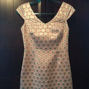 Gold and Pink Lilly Dress